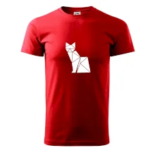 Origami mačka z boku