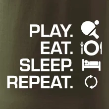 Stolný tenis - eat sleep