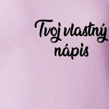 Tvoj vlastný nápis písací - na prsníku
