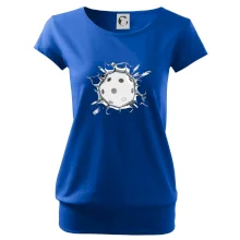 Florbal lopta v triku Florbal lopta v triku