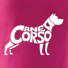 Cane corso nápis v tele