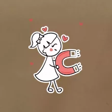 Párový motív - panáčik a magnet