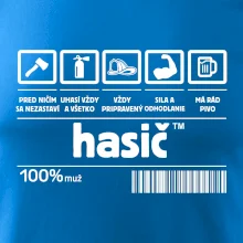Čiarový kód - Hasič / hasička