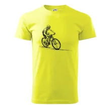 MTB kreslený cyklista