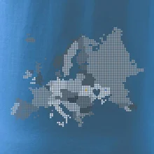 Mapa Európy - srdce v Ukrajine Mapa Európy - srdce v Ukrajine
