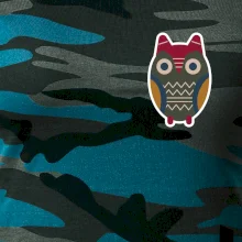 Folklór na prsníku sova