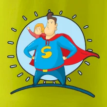 Táta superman - dievča Táta superman - dievča