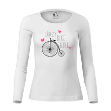 Crazy bike girl
