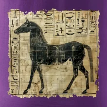 Egyptské hieroglyfy kôň