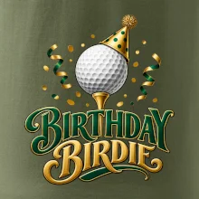 Narozeninové birdie s golfovým míčkem
