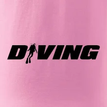 Diving nápis potápač