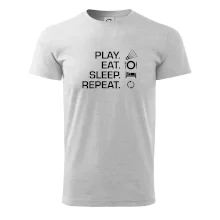 Play Eat Sleep Repeat badminton Play Eat Sleep Repeat badminton