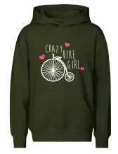 Crazy bike girl