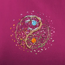 Yin & Yang strom - zima, leto