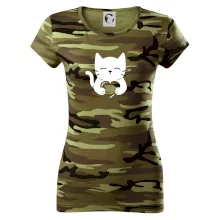 Mačka drží srdce Mačka drží srdce