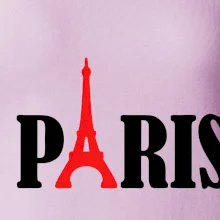 Paris nápis Eiffelova veža