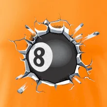 Biliardová guľa v triku