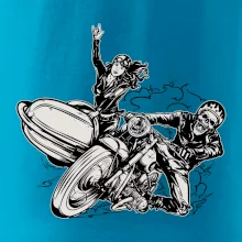 Motorka so sajdkárou Motorka so sajdkárou