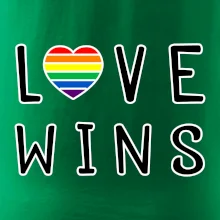 Love wins nápis