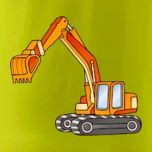 Bager bez nápisu oranžový Bager bez nápisu oranžový