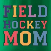Field hockey mom - športové písmo