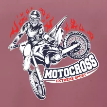 Motocross extreme sport fire