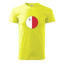 Vlajka Malta okrúhla veľká