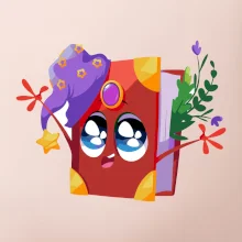 Kreslená kniha kúzelná