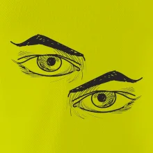 Párový motív - oko naštvané