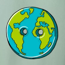 Planéta krajiny gombík (Pecka design)