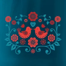 folklór - dva červené vtáčiky folklór - dva červené vtáčiky