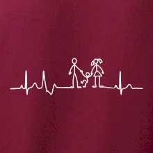 EKG rodina a jedno dieťa