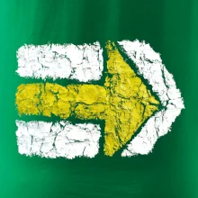 Párová turistická značka žlutá Párová turistická značka žlutá