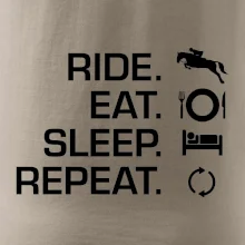 Ride Eat Sleep Repeat Kôň Ride Eat Sleep Repeat Kôň