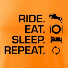 Ride Eat Sleep Repeat Kôň Ride Eat Sleep Repeat Kôň