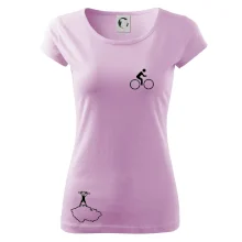 Mapa ČR + kolo na prsu Mapa ČR + kolo na prsu