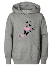 Motýle ružovo čierni