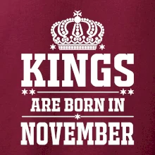 Kings are born in November
