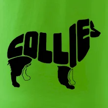 Border kólia písmo v tele