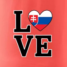 Love Slovenská vlajka Love Slovenská vlajka