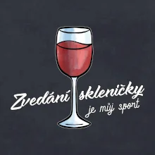 Zdvíhanie pohára je môj šport