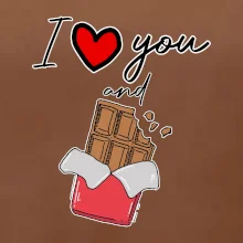I love you and chocolate