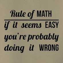 Rule of math