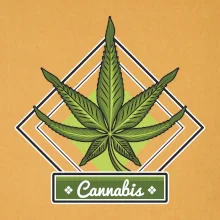 Cannabis list kosoštvorec