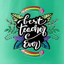 Farebné ceruzky best teacher ever