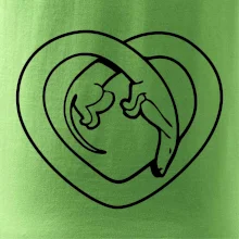 Jazvečík srdca - obrys