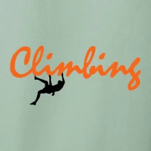 Climbing písací text Climbing písací text