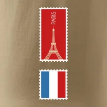 Paríž známka farebná