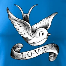 Love holubica - kreslená