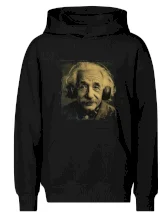 Albert Einstein so slúchadlami